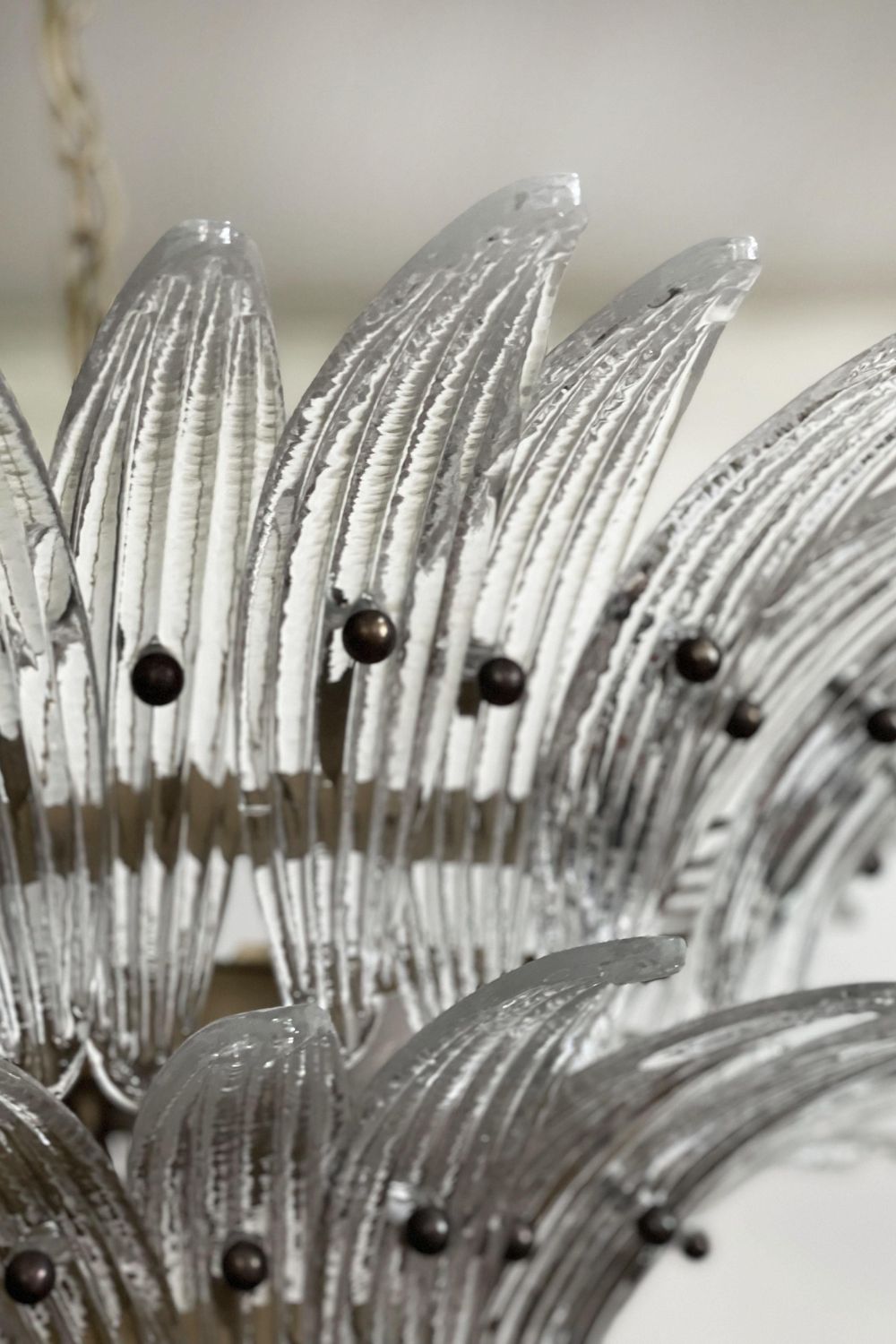 Original Art Palmette Crystal Chandelier - view 16 | vexalamps