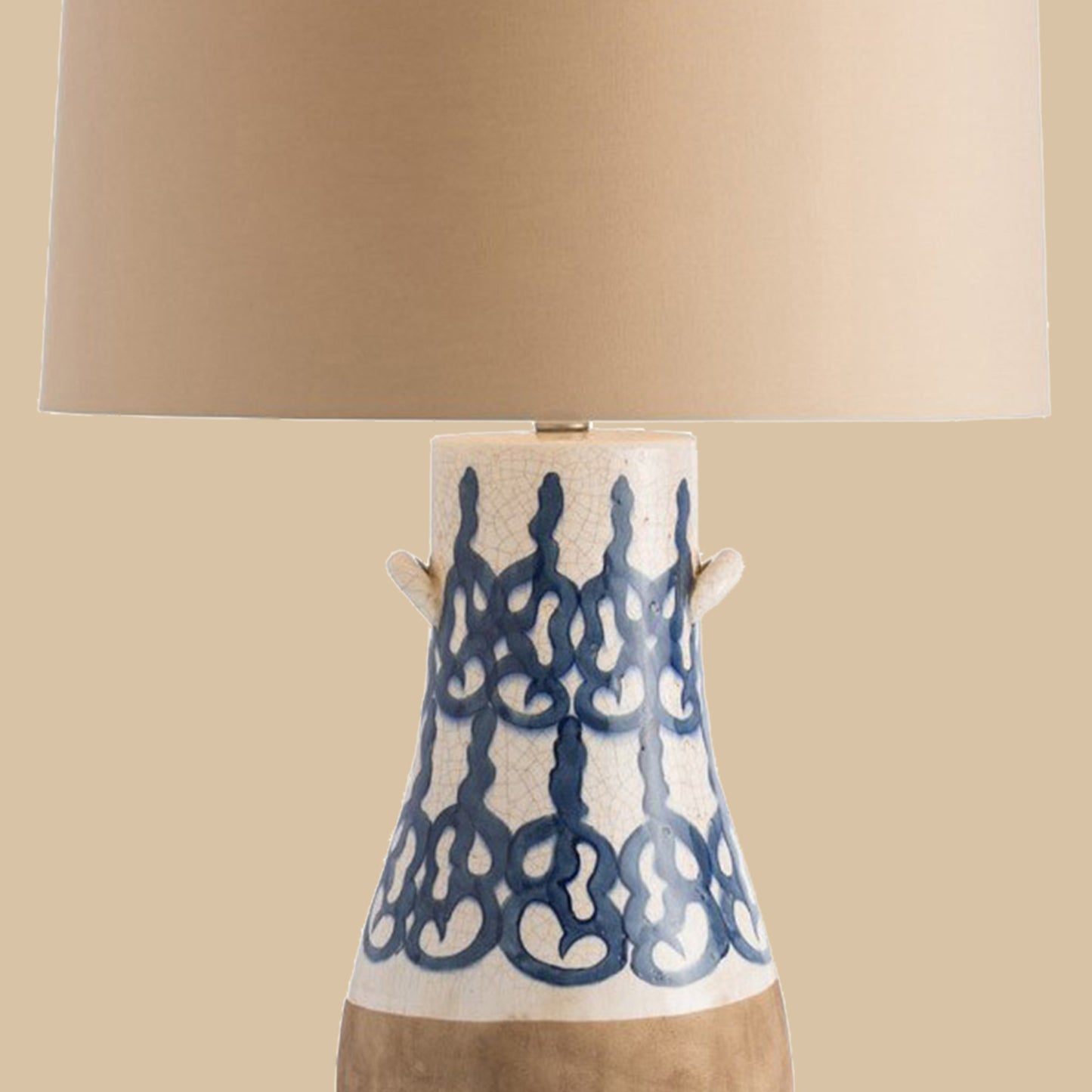 Blue & White Ceramic Table Lamp