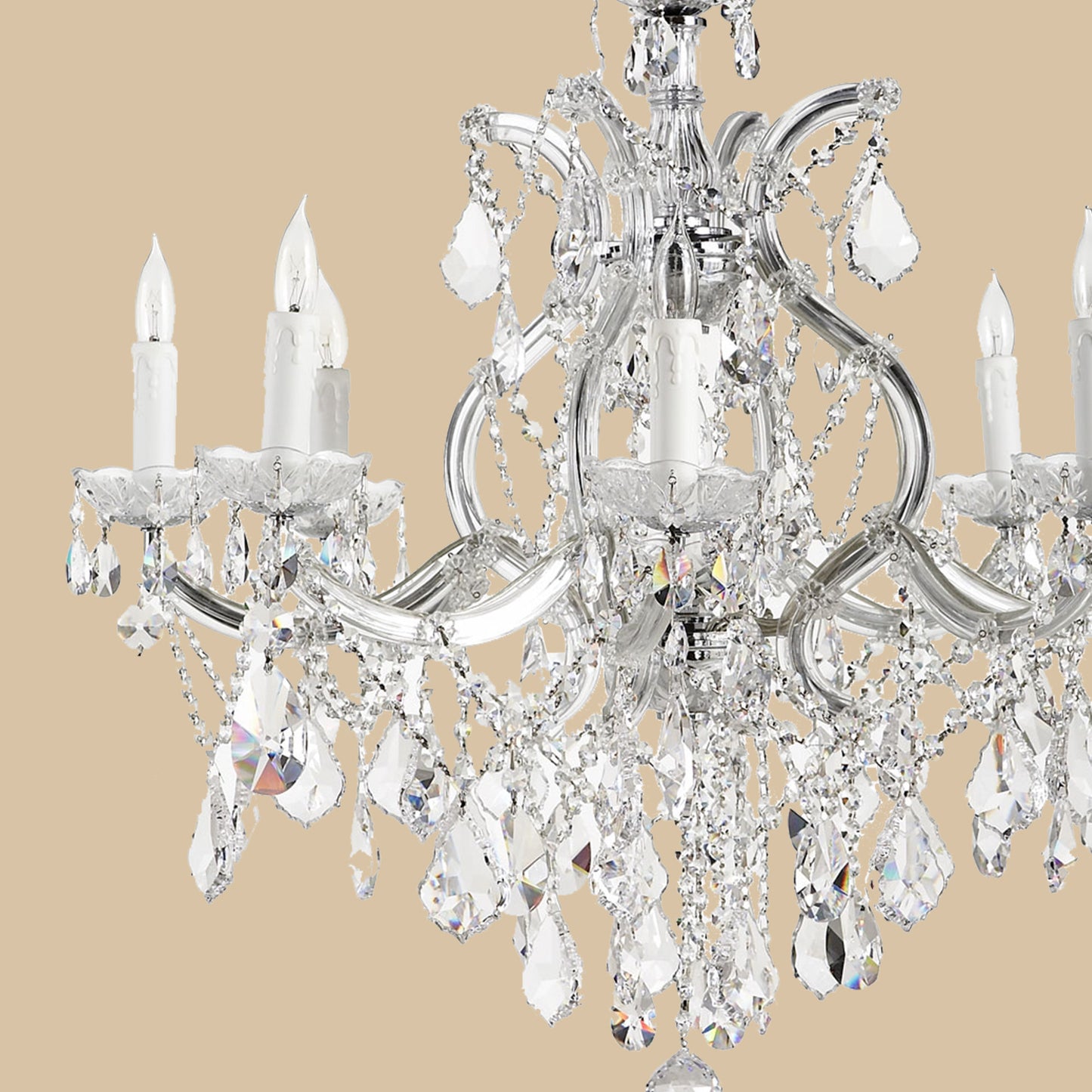 Crystal Glass Chandelier