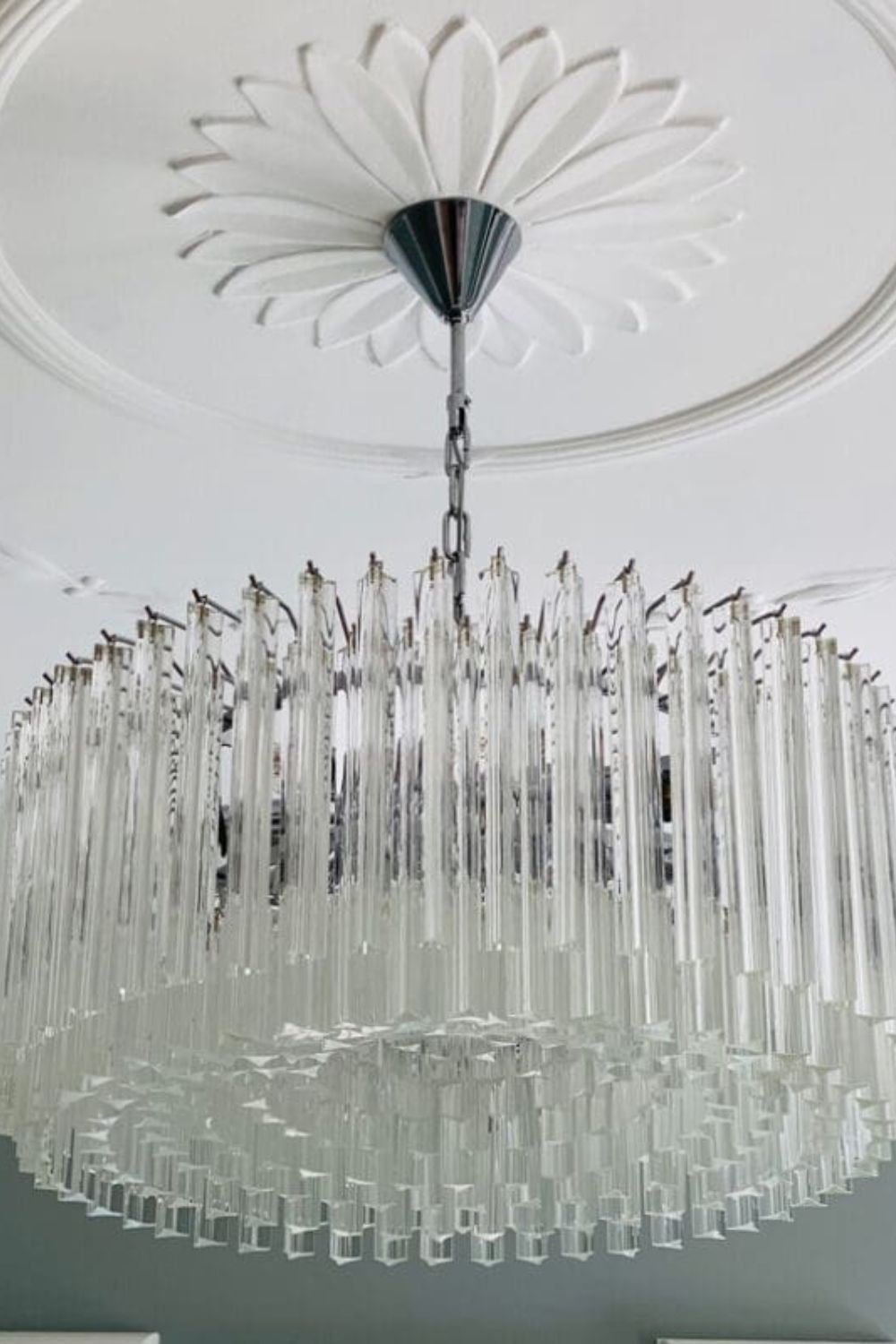 Art Transparent Prism Triedri Chandelier - view 12 | vexalamps