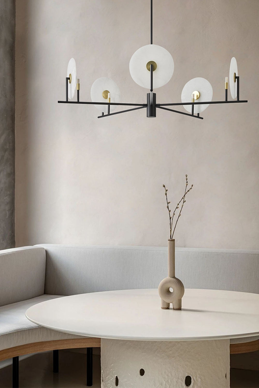 Callisto Marble Chandelier - view 12 | vexalamps