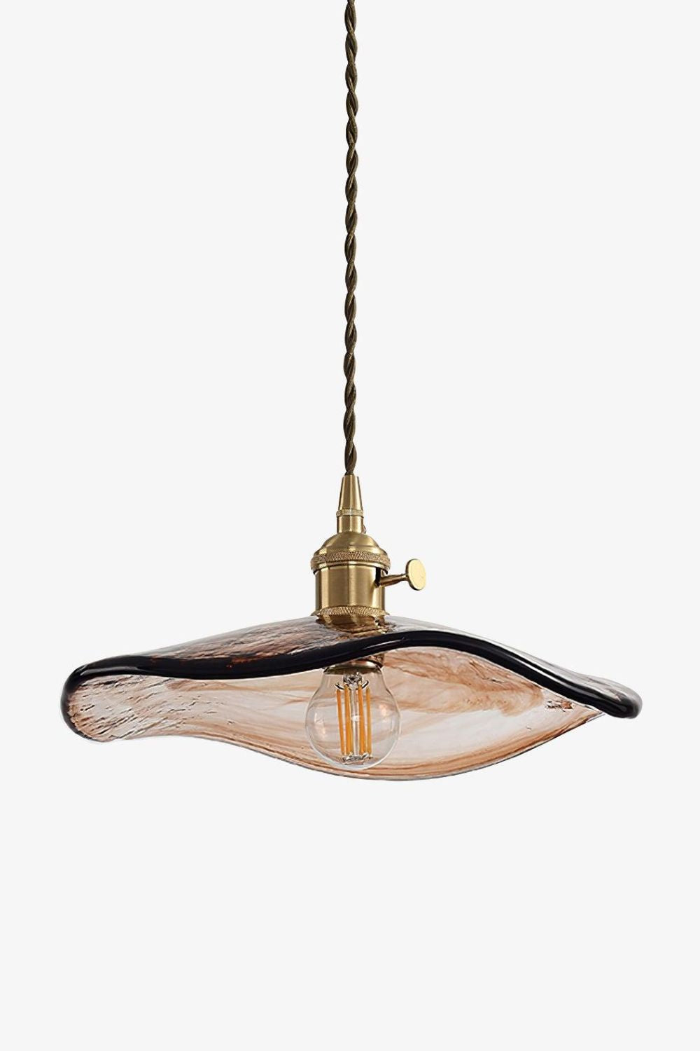 Flower Petal Glass Pendant Light - vexalamps
