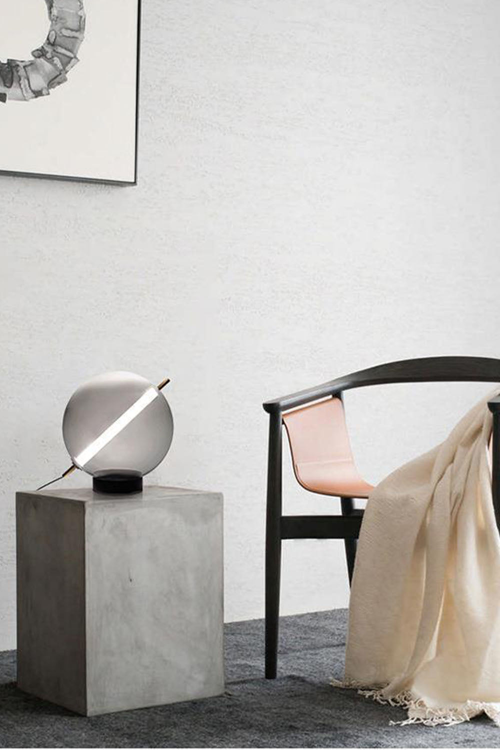 Minimalist Glass Ball Pendant Light - view 7 | vexalamps