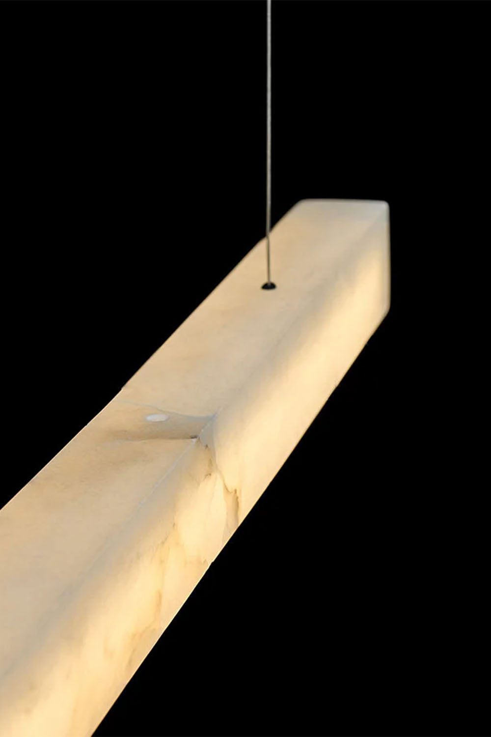New Chinese Style Simple Natural Marble Chandelier - view 8 | vexalamps