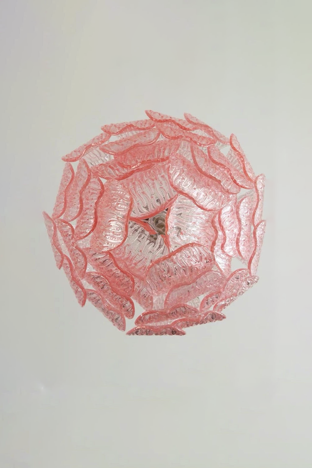 Art Petal Glass Chandelier - view 7 | vexalamps