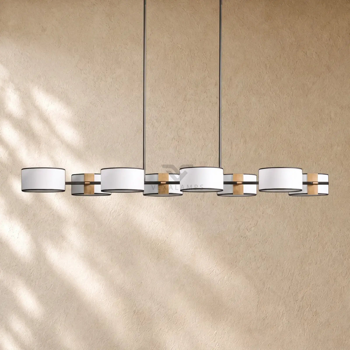Daphna Fabric Linear Chandelier