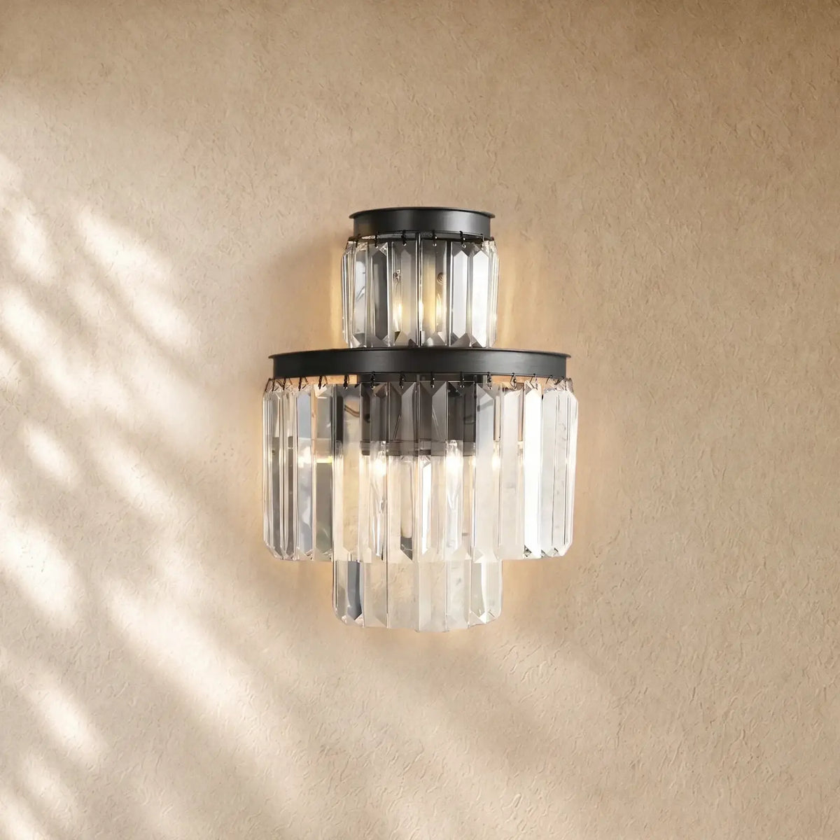 Leylend 3-Light Wall Sconce - Black