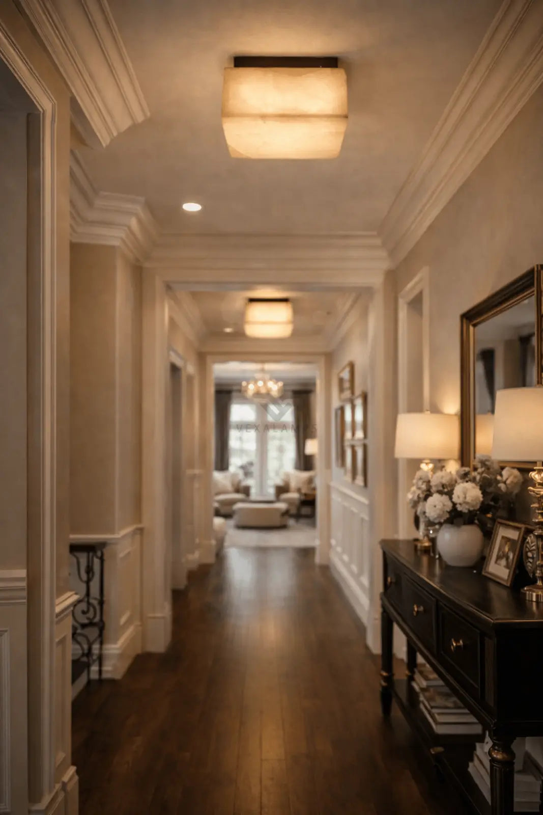 Livage Lueur Square Flushmount - vexalamps