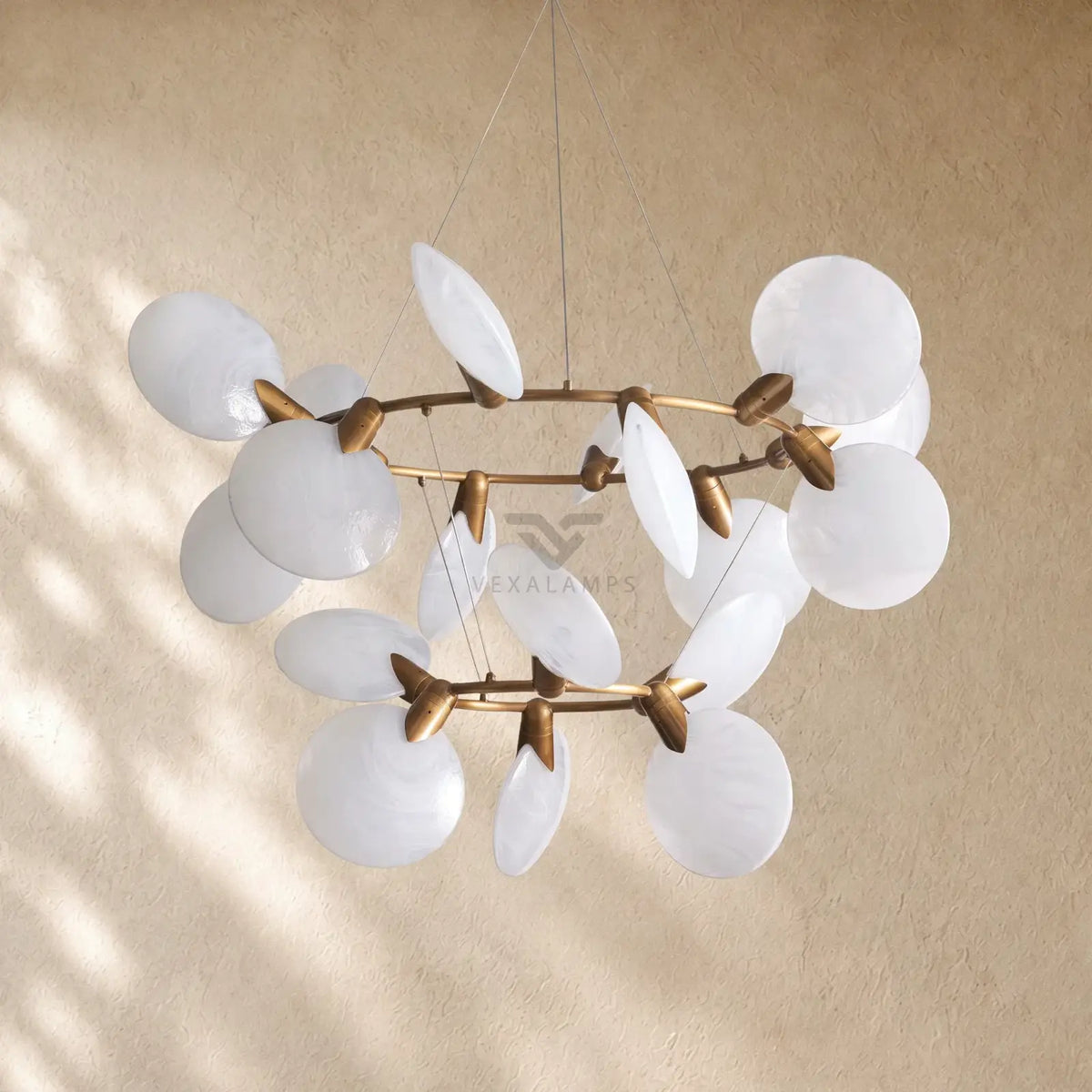 Lyle 2-Tiered Halo Chandelier