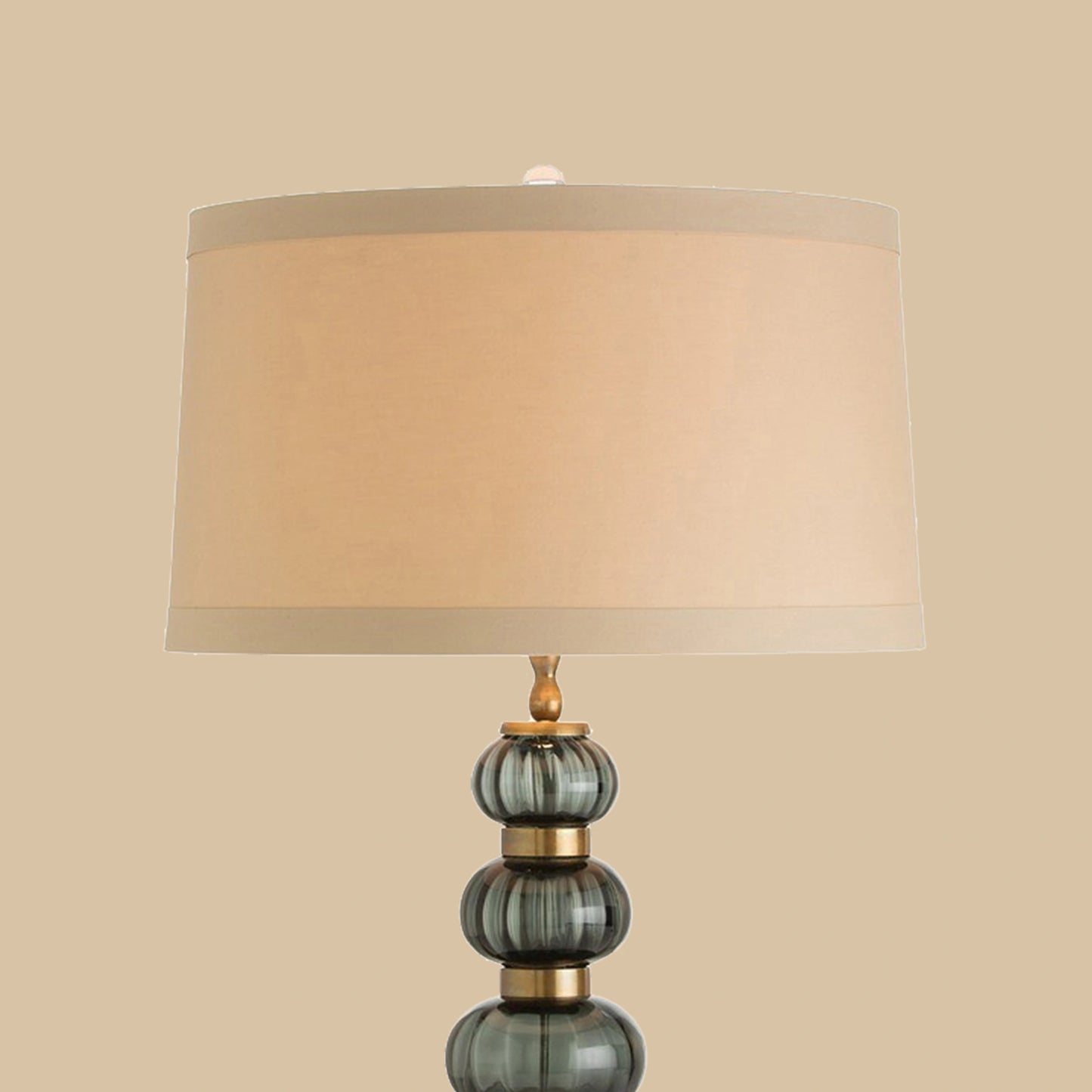 Aveline Smoky Glass Table Lamp