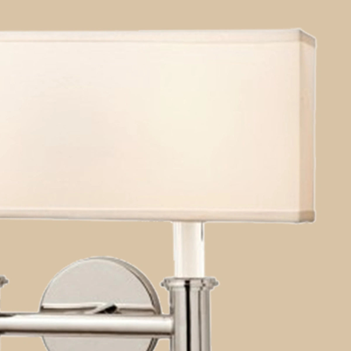 Claremont 2-Light Polished Nickel Wall Sconce