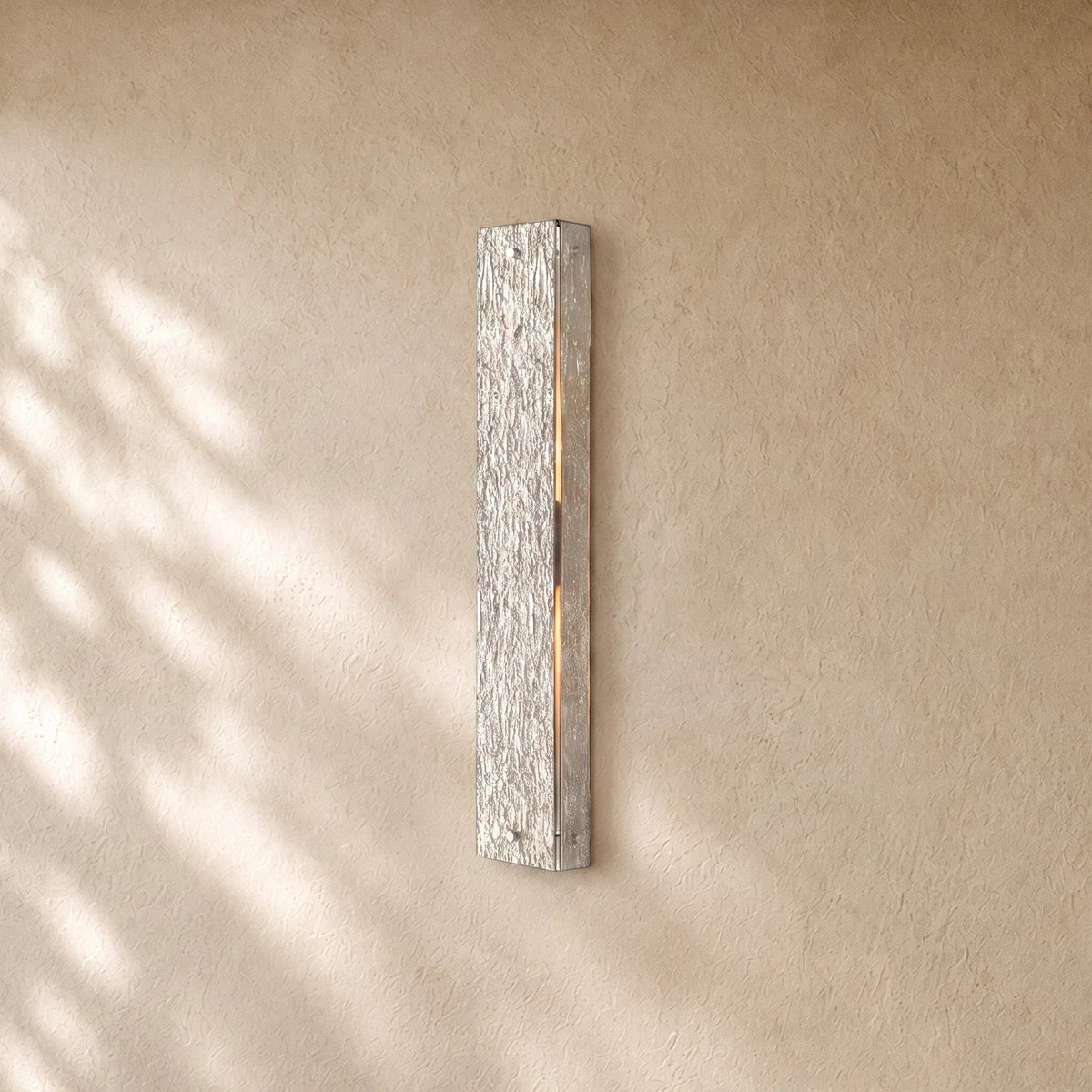 Vilary Sconce Solid Brass Modern Wall Light - Pewter / 32’’