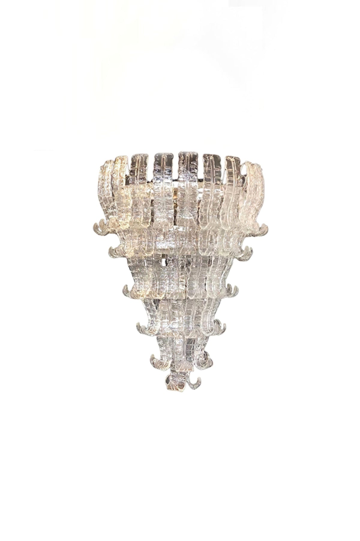 Grand Art Felci Leaf Glass Chandelier | vexalamps