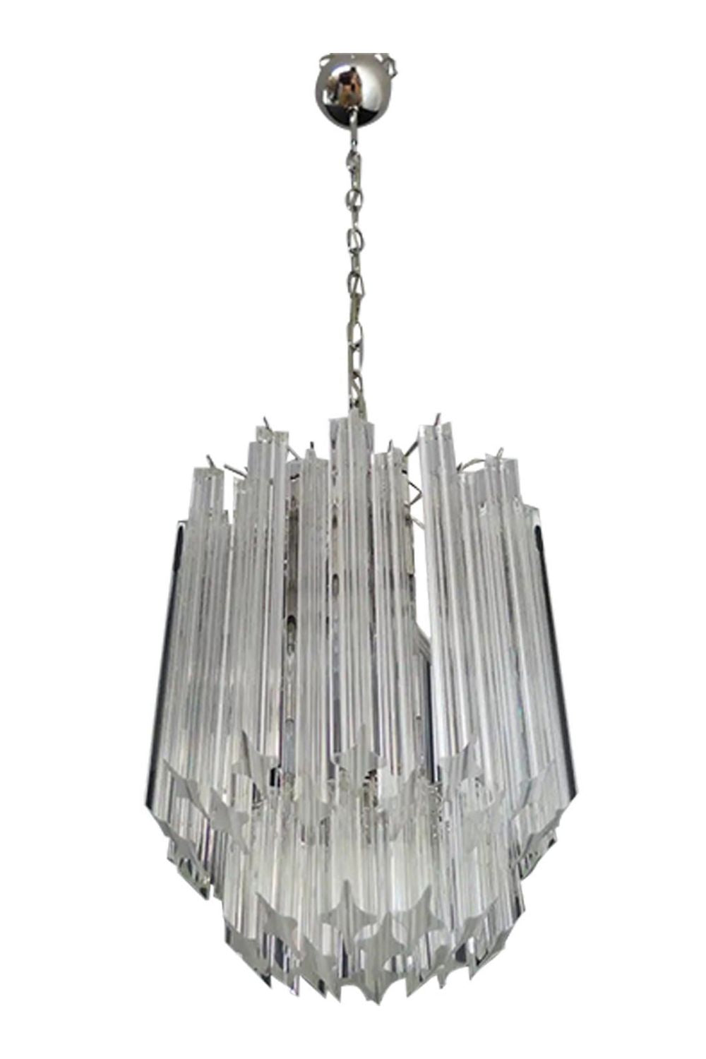 Art Quadriedri Glass Chandelier - view 14 | vexalamps