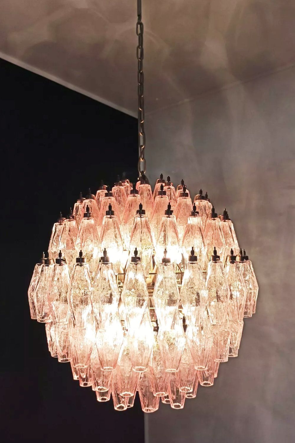 Vintage Art Sphere Chandelier - view 10 | vexalamps
