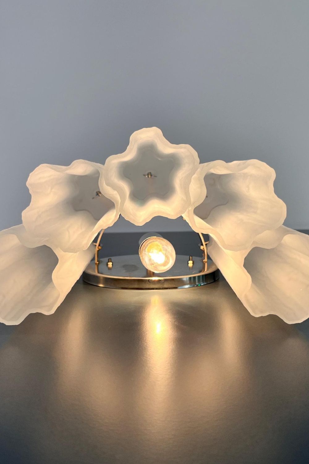 Frosted white Art glass tube wall Lamp - view 10 | vexalamps