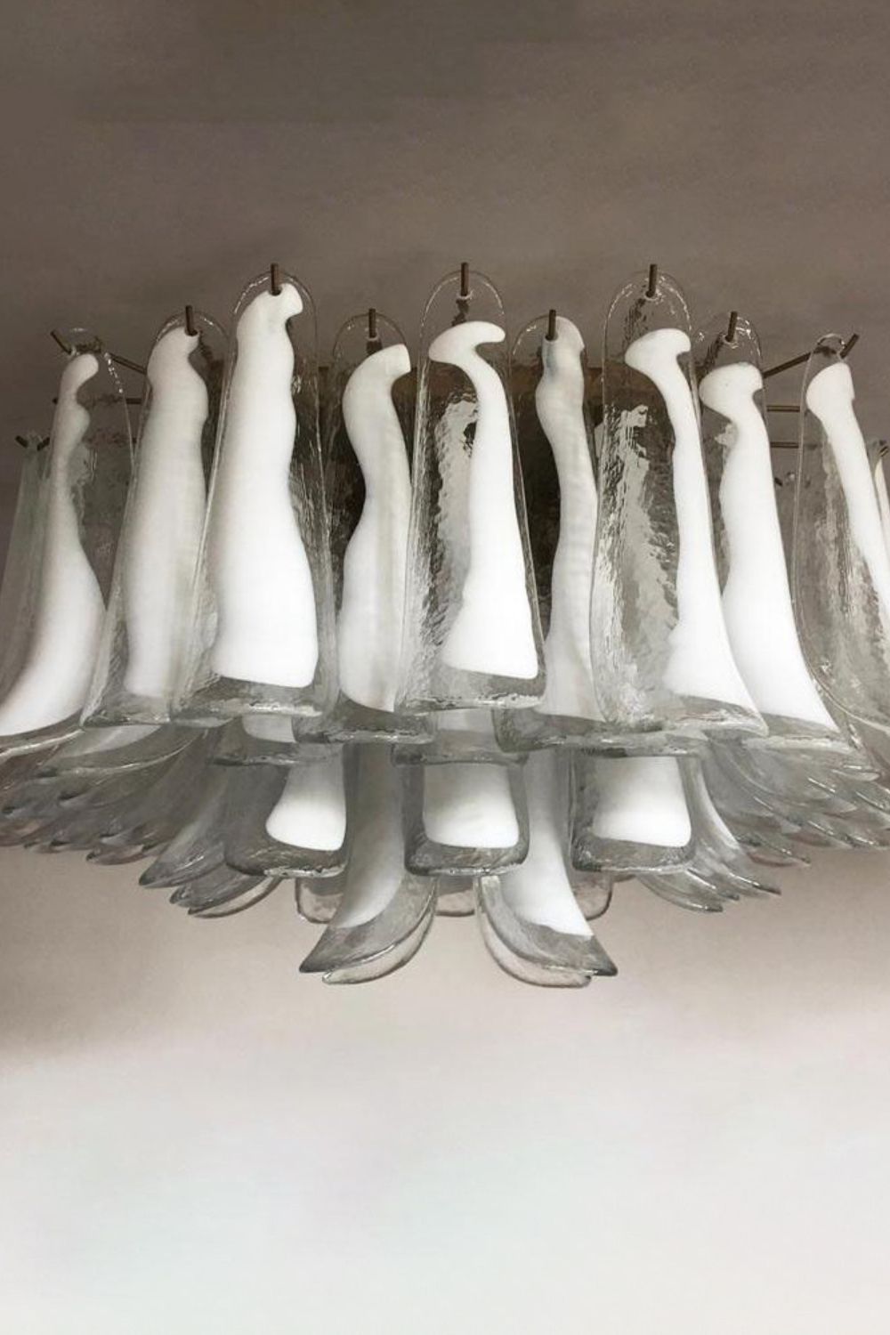Vintage Art Handcrafted Petal Ceiling Lamp - view 10 | vexalamps