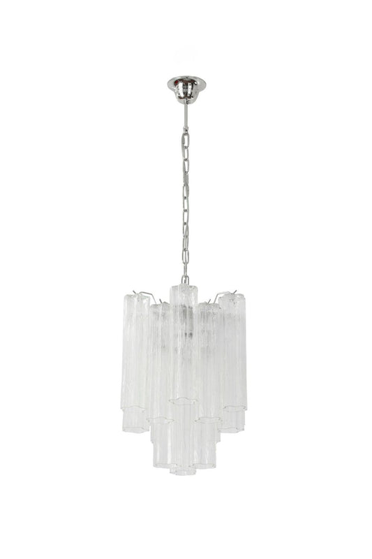 Tronchi Italy clear Art Glass Chandelier | vexalamps