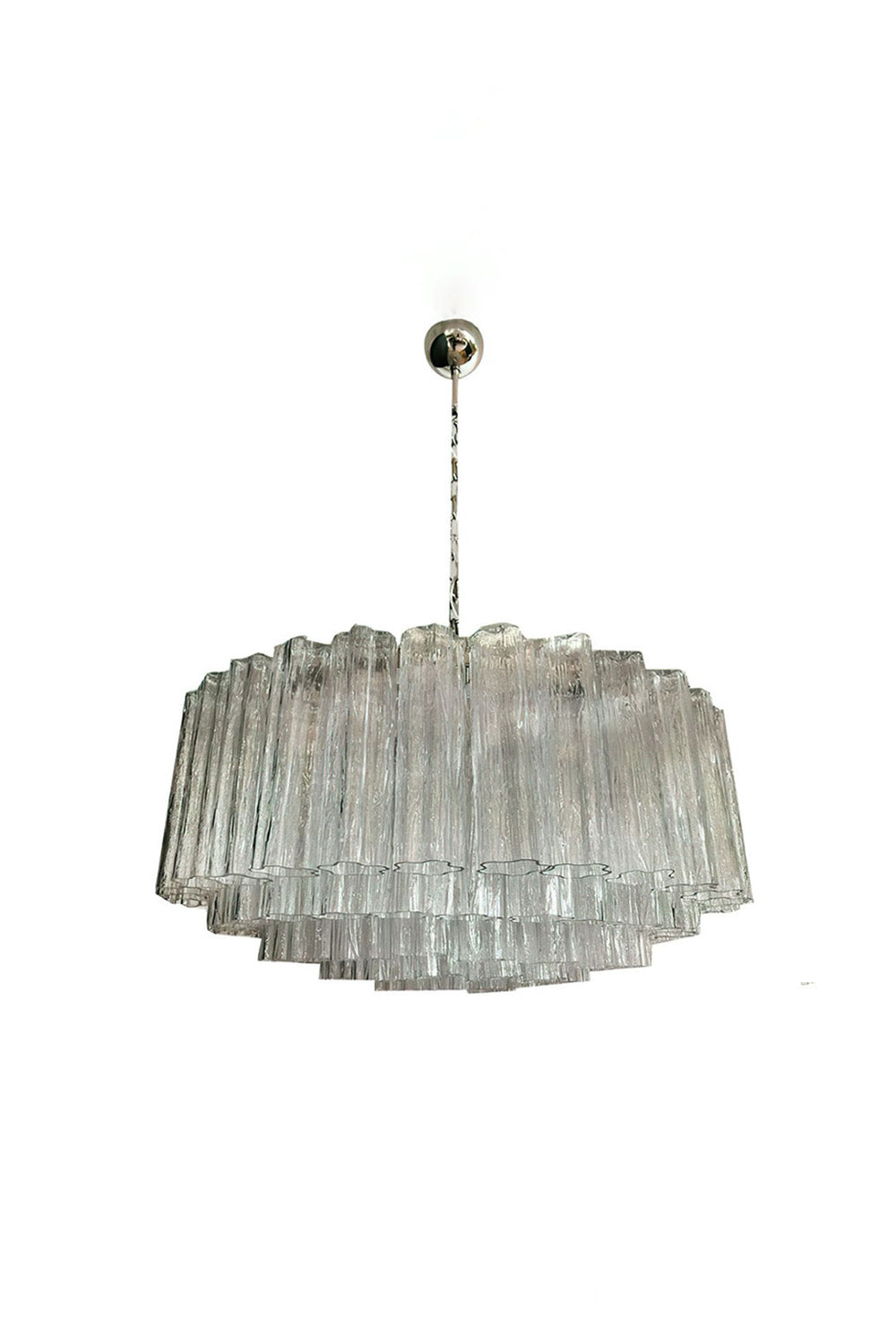 Handcrafted Art Crystal Tube Ceiling Light | vexalamps