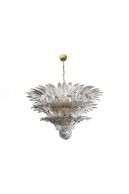 Italian Art Three-Tiered Palmette Chandelier | vexalamps
