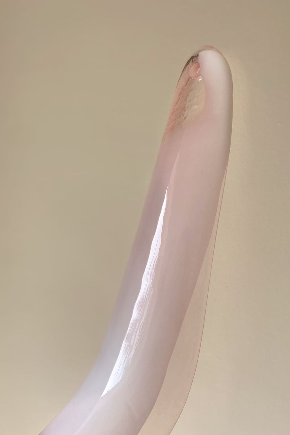 Art Blush Pink Glass Petal Chandelier - view 13 | vexalamps