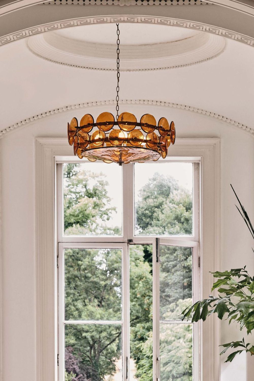 Italian Art glass Lorenzo chandelier - view 4 | vexalamps