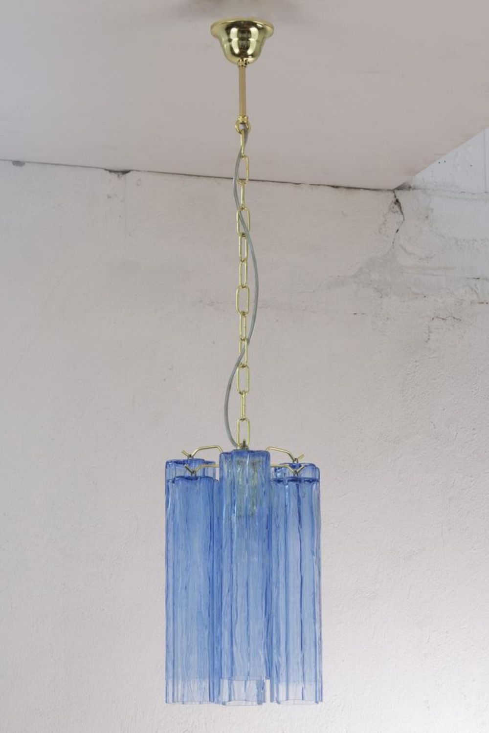 Blue Art Tronchi Pendant Light - view 2 | vexalamps