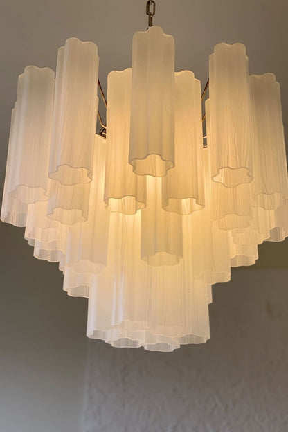 Art Opal Tube  Chandelier - 36 tubes - view 4 | vexalamps