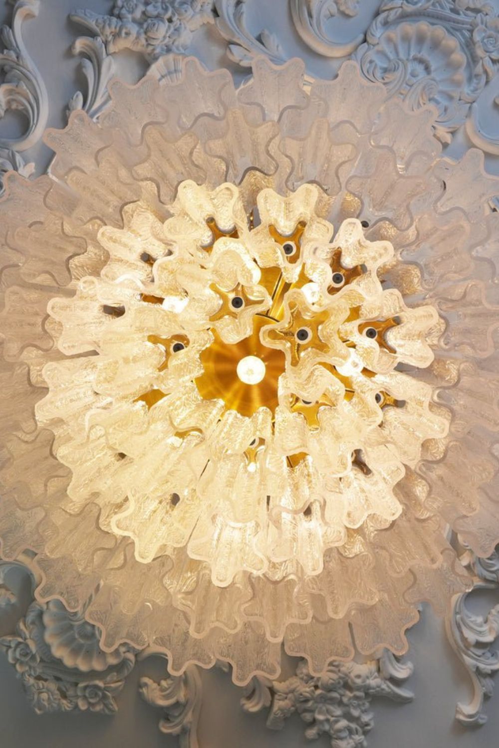Clear Art Glass Tronchi Ceiling Light - view 13 | vexalamps