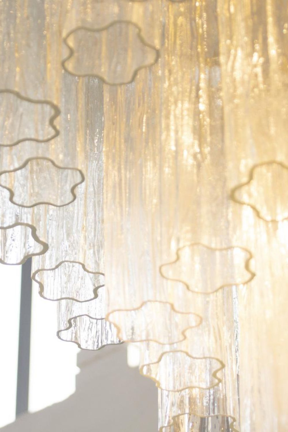 1990s Tronchi Art Glass Cascade Chandelier - view 12 | vexalamps