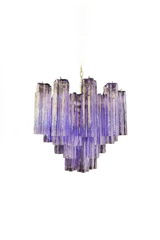 Amethyst Art Glass Pendant Chandelier | vexalamps