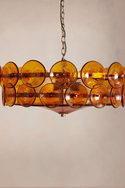 Italian Art glass Lorenzo chandelier - view 9 | vexalamps