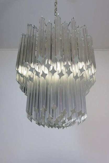 Venini Style Art Quadriedri Chandelier - view 12 | vexalamps