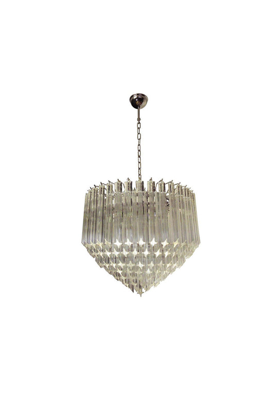 Contemporary Art Quadriedri Prism Chandelier | vexalamps