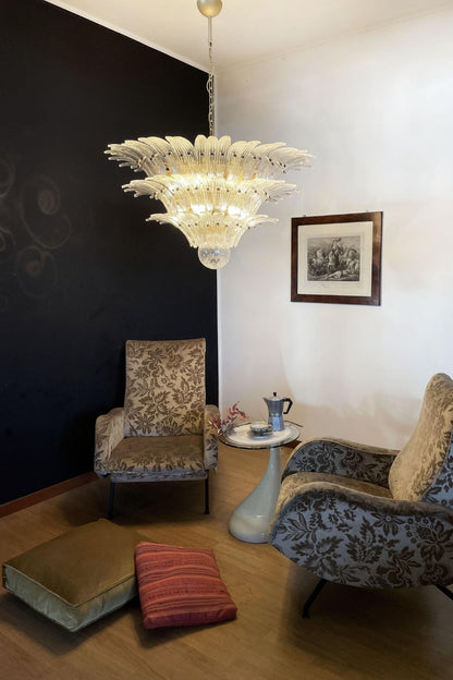 Italian Art Three-Tiered Palmette Chandelier - view 2 | vexalamps