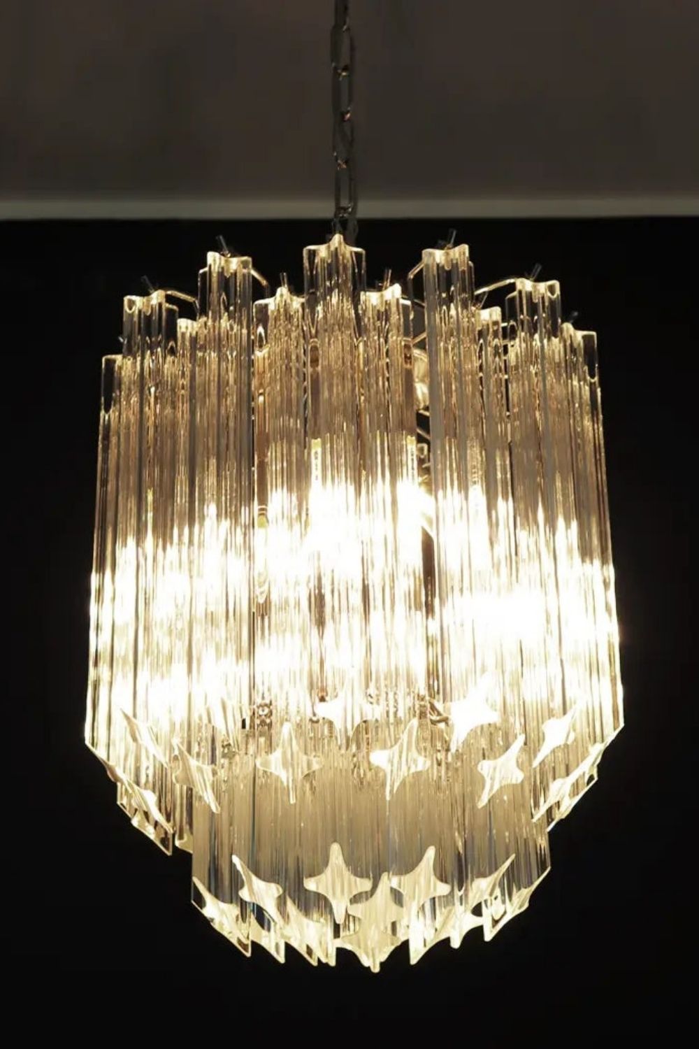 Art Quadriedri Glass Chandelier - view 12 | vexalamps