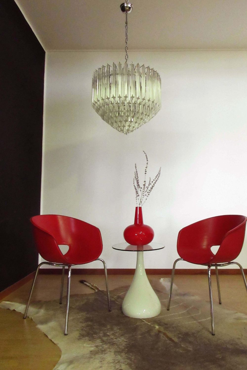Contemporary Art Quadriedri Prism Chandelier - view 3 | vexalamps