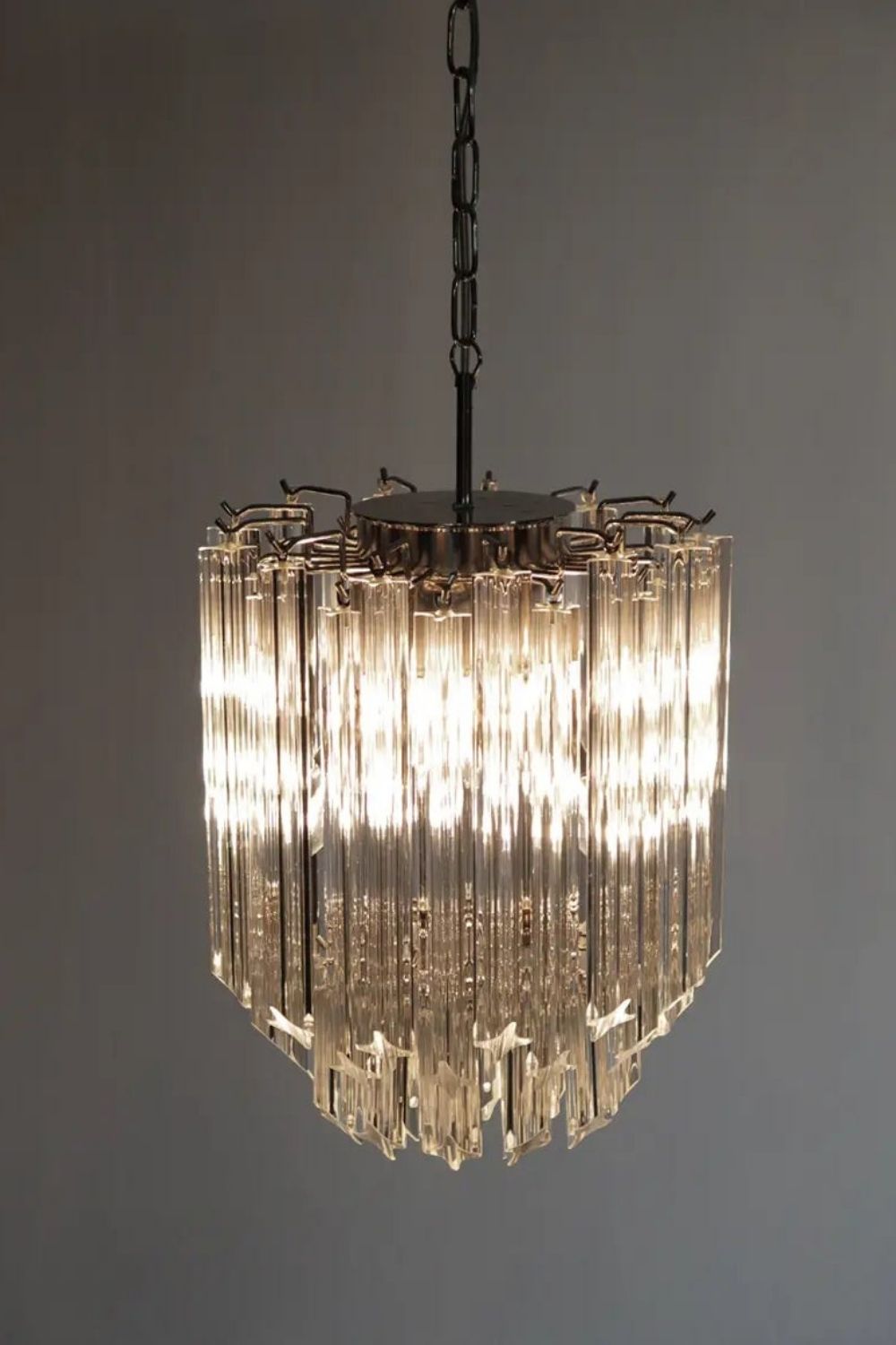 Art Quadriedri Glass Chandelier - view 11 | vexalamps