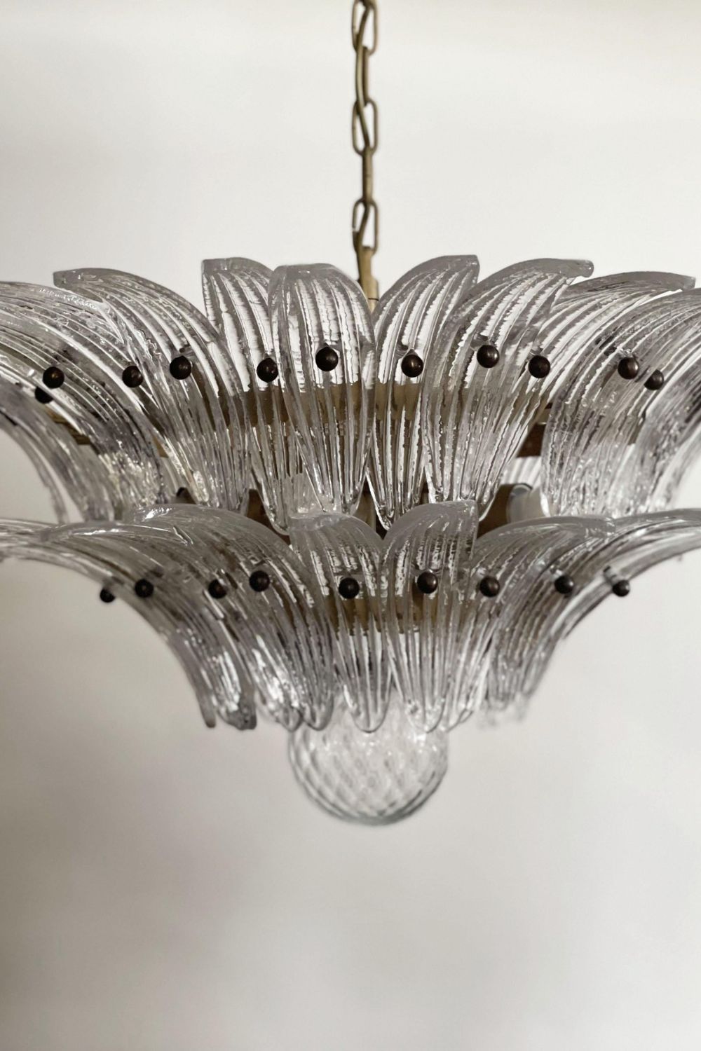 Original Art Palmette Crystal Chandelier - view 13 | vexalamps