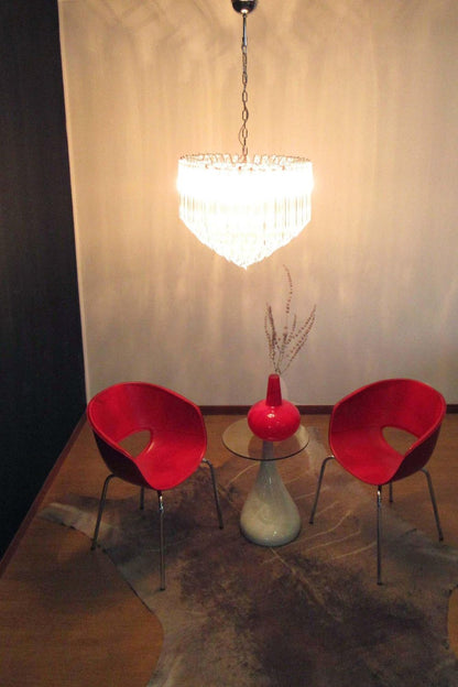 Contemporary Art Quadriedri Prism Chandelier - view 4 | vexalamps