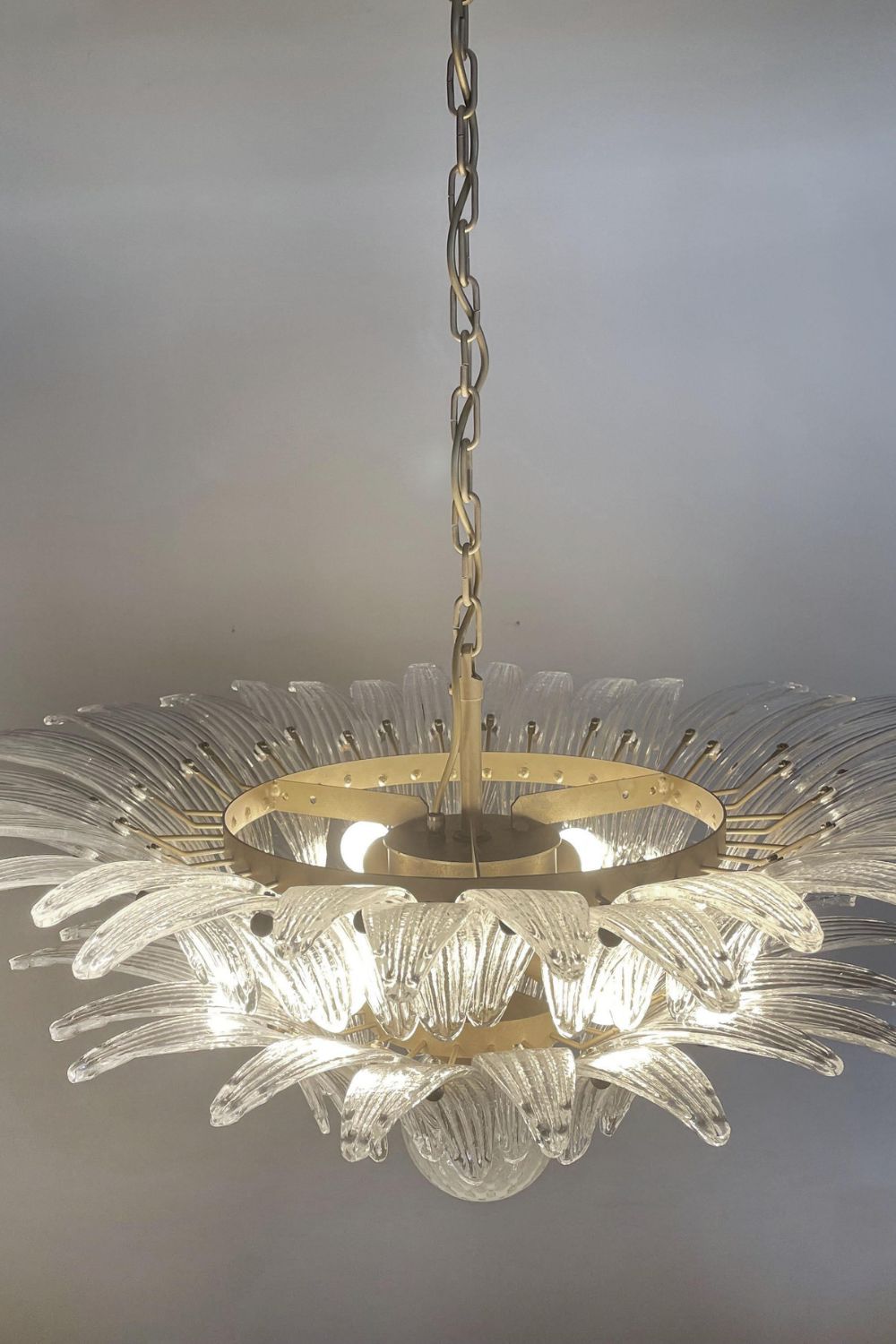 Original Art Palmette Crystal Chandelier - view 11 | vexalamps