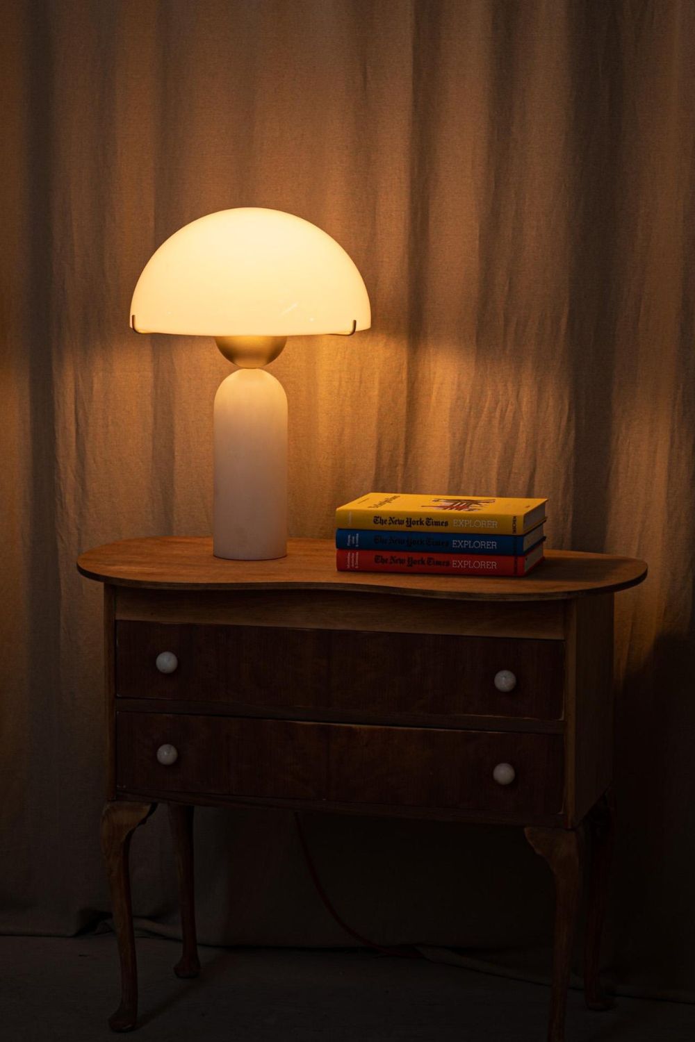 Elegant Sphere Alabaster Table Light - view 2 | vexalamps