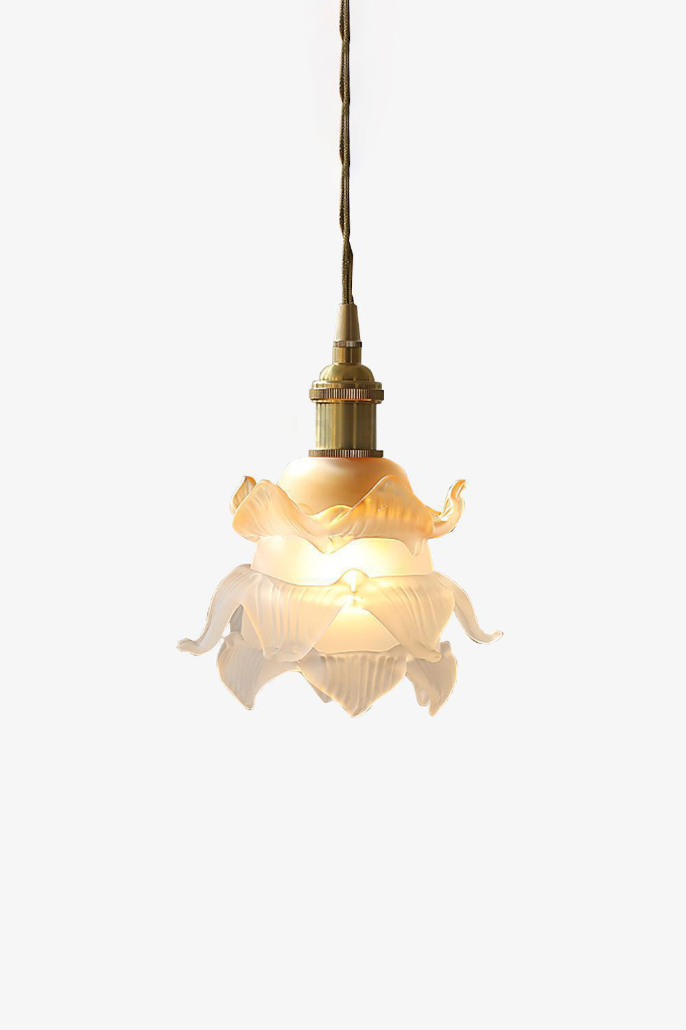 1970 Retro Bloom Glass Pendant Light - view 27 | vexalamps