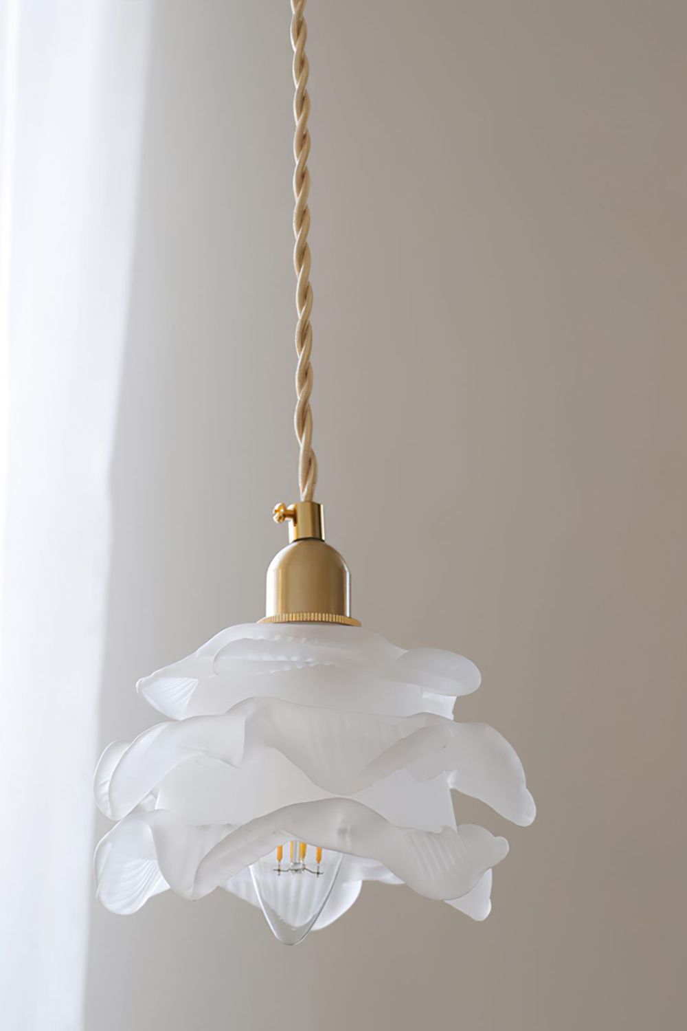 1970 Retro Bloom Glass Pendant Light - view 20 | vexalamps