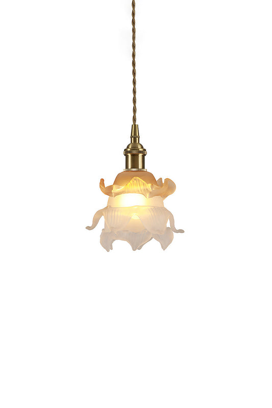 1970 Retro Bloom Glass Pendant Light | vexalamps