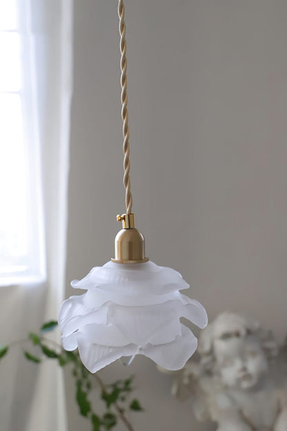 1970 Retro Bloom Glass Pendant Light - view 15 | vexalamps