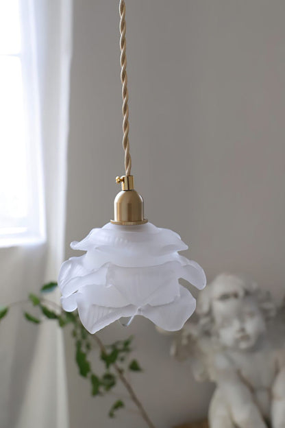 1970 Retro Bloom Glass Pendant Light - view 21 | vexalamps