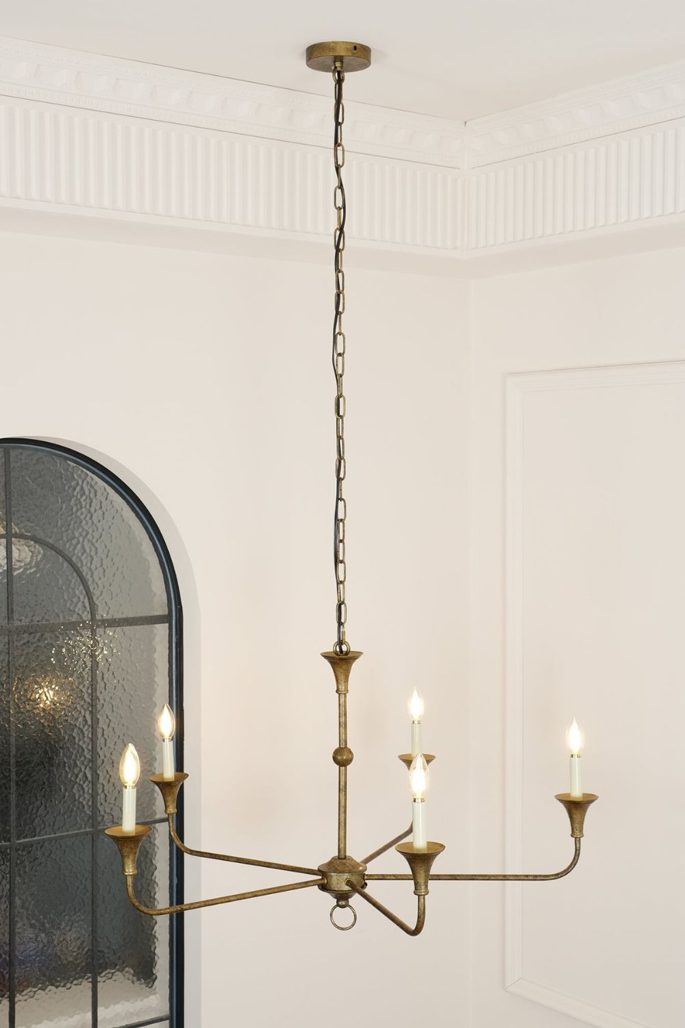 Rustic Vintage Cecil Chandelier - view 4 | vexalamps