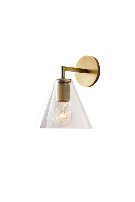 Glass Shaded Sconce | vexalamps