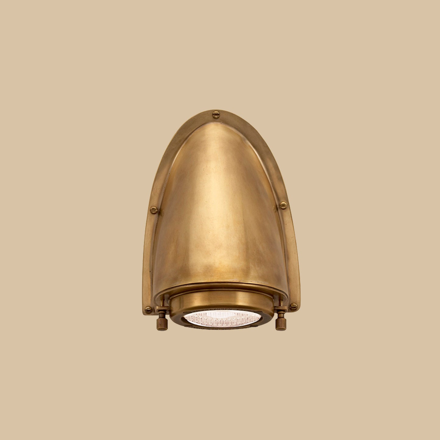 Modern Brass Outdoor Wall Light